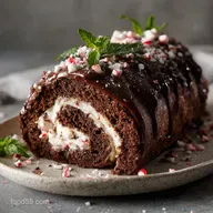 Chocolate Peppermint Roll Cake: The Ultimate Festive Showstopper