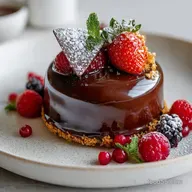 Mouthwatering Chocolate Truffle Cake in 55 Minutes