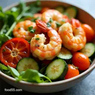 CitrusGarlic Grilled Shrimp and Vegetable Bowl My GoTo Summer