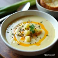 Potato Leek Soup Recipe Classic Creamy Leek Potato Potage