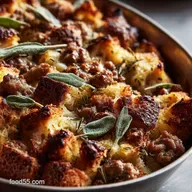 Thanksgiving Stuffing: Chefs Sourdough Recipe with Sage Sausage