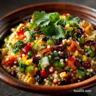 Zesty Cowboy Caviar Couscous Salad Recipe Easy Potluck Star