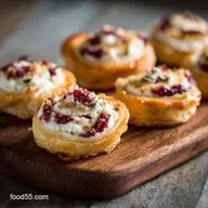 Cranberry Cream Cheese Crescent Bites: Easy Festive Pinwheels