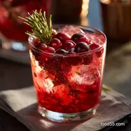 Thanksgiving Cocktails: The Rosemary Cranberry Gin Smash Recipe
