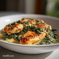 Creamy Chicken Breast in Spinach Parmesan Sauce: The Easy Weeknight Florentine