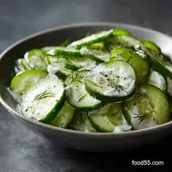Cucumber Salad with Creamy Dill Sauce: Crisp, Tangy Ready in 30 Mins