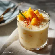 Creamy Fruit Mocktail: Mango Coconut Cooler Recipe