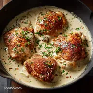The Best Creamy Garlic Chicken Recipe with Velvety Sauce