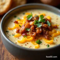 The Best Creamy Loaded Baked Potato Soup Recipe