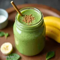 My GoTo Green Smoothie Recipe Creamy Spinach Banana Mango