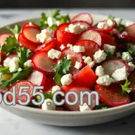 Crisp Watermelon Radish Salad with Citrus Vinaigrette: A Summer Delight