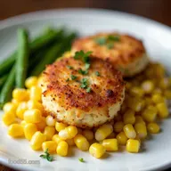 My Best Baked Corn and Crab Cakes Crispy Light LemonScented