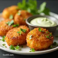 Easy Crispy Canned Tuna Croquettes with LemonParsley Aioli