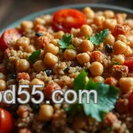 My Favorite Allfood Design: Crispy Chickpea & Quinoa Salad Recipe