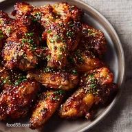 Koreanstyle Soy Garlic Chicken Wings UltraCrispy Oven or Air Fryer Recipe