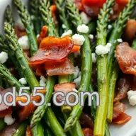 Easy Stovetop Asparagus with Crispy Prosciutto Author: Tracey Hatch-Rizzi