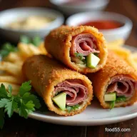 Rueben Egg Rolls Crispy Reuben Egg Rolls with Homemade Dip Easy