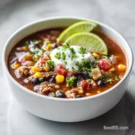 Crock Pot Taco Soup Recipe with Cream Cheese Ready in 30 Min