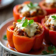 Easy Crockpot Stuffed Peppers Recipe Slow Cooker Dinner