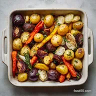 Daniel Fast Recipe with Roasted Vegetables: Smoldering Flavor