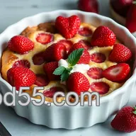 Easy Gluten-Free Strawberry Clafoutis (Low-Carb & Delicious)