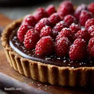 Valentines Day Dessert Recipes: Show-Stopping Dark Chocolate Raspberry Tart