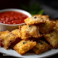 Deep Fried Ravioli Crispy Cheesy Italian Bites