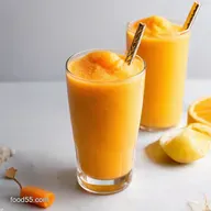 3Ingredient Creamsicle Slushy Sunshine in a Glass