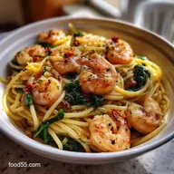 Easy Garlic Shrimp Pasta with Spinach: 30-Minute Weeknight Meal