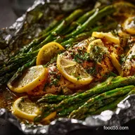 Lemon Garlic Chicken Asparagus Foil Packets Easy Weeknight Meal