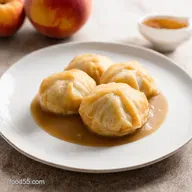 Easy Peach Dumplings Quick OvenBaked Dumplings with BrownButter Sauce