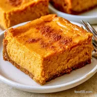 Easy Pumpkin Cheesecake Bars