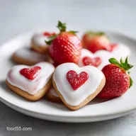 Strawberry Kiss Cookies Soft Pretty Easy