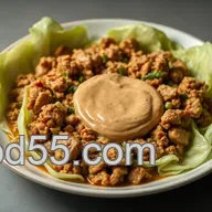 Delicious Homemade Asian Cabbage Rolls with Savory Peanut Sauce