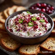 Cranberry Jalapeno Cream Cheese Dip: Sweet Spicy Holiday Appetizer