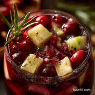 The Best Festive Cranberry Pineapple Sangria Recipe