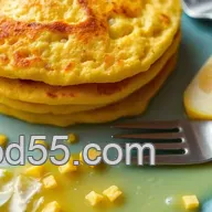 Easy & Delicious Fluffy Yellow Maize Flour Pancakes Delight: A Family Favorite