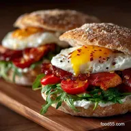 The Full English Freezer Breakfast Sandwiches Recipe