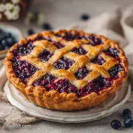 Fresh Mulberry Pie: Flaky Crust