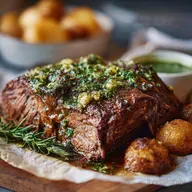 Perfect Garlic Butter Herb Roast Beef Your ShowStopping Sunday Lunch