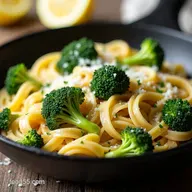Easiest Pasta and Broccoli Recipe OnePan Garlic Lemon Parmesan