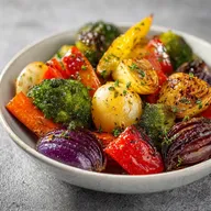 Garlic Roasted Vegetables with Citrus Finish