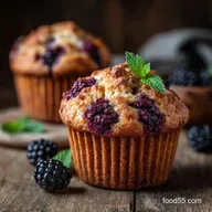Mulberry Muffins in 30 Minutes
