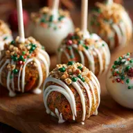 Thanksgiving Cake Pops: Spiced Carrot Cake Bites with Festive Decor