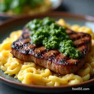 My GoTo Grilled Chimichurri Flank Steak Juicy HerbForward Easy