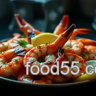 Perfectly Grilled Colossal Shrimp with Garlic-Lemon Butter Sauce