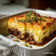 Homemade Ground Beef And Potato Casserole for 10 People