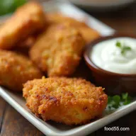 Golden Baked Chicken Nuggets Healthy Homemade Crispy