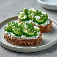 Healthy Cucumber Salad Sandwiches for 8