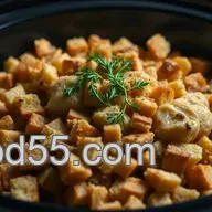 Hearty Stuffing and Chicken in Crock Pot: My Family's Go-To Recipe